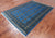 Blue 5' 6" X 7' 11" Silky Bokhara Handmade Wool Rug - Q24644
