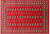 Red 5' 7" X 8' 1" Silky Bokhara Handmade Wool Rug - Q24645