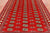 Red 5' 7" X 8' 1" Silky Bokhara Handmade Wool Rug - Q24645
