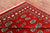 Red 5' 7" X 8' 1" Silky Bokhara Handmade Wool Rug - Q24645