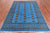 Blue 5' 7" X 7' 10" Silky Bokhara Handmade Wool Rug - Q24647