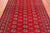 Red 5' 7" X 8' 2" Silky Bokhara Hand Knotted Wool Rug - Q24648