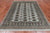 Grey 5' 7" X 7' 10" Silky Bokhara Handmade Wool Rug - Q24651