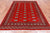 Red 5' 6" X 7' 10" Silky Bokhara Hand-Knotted Wool Rug - Q24652