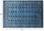 Blue 5' 6" X 8' 2" Silky Bokhara Hand Knotted Wool Rug - Q24653