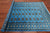 Blue 5' 6" X 8' 2" Silky Bokhara Hand Knotted Wool Rug - Q24653