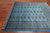Blue 5' 8" X 7' 9" Silky Bokhara Handmade Wool Rug - Q24655