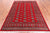 Red 5' 8" X 8' 2" Silky Bokhara Handmade Wool Rug - Q24656