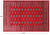 Red 5' 8" X 8' 2" Silky Bokhara Handmade Wool Rug - Q24656