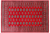 Red 5' 8" X 8' 2" Silky Bokhara Handmade Wool Rug - Q24656