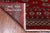 Red 5' 8" X 8' 2" Silky Bokhara Handmade Wool Rug - Q24656