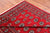 Red 5' 8" X 8' 2" Silky Bokhara Handmade Wool Rug - Q24656