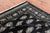 Black 5' 6" X 7' 10" Silky Bokhara Hand Knotted Wool Rug - Q24657