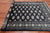 Black 5' 6" X 7' 10" Silky Bokhara Hand Knotted Wool Rug - Q24657
