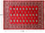 Red 5' 8" X 7' 10" Silky Bokhara Hand-Knotted Wool Rug - Q24658