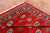 Red 5' 8" X 7' 10" Silky Bokhara Hand-Knotted Wool Rug - Q24658