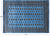Blue 5' 8" X 8' 2" Silky Bokhara Handmade Wool Rug - Q24659