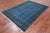 Blue 5' 8" X 8' 2" Silky Bokhara Handmade Wool Rug - Q24659
