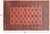 Rust 5' 7" X 8' 4" Silky Bokhara Hand Knotted Wool Rug - Q24660
