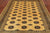 Gold 5' 7" X 7' 10" Silky Bokhara Handmade Wool Rug - Q24663
