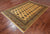 Gold 5' 7" X 7' 10" Silky Bokhara Handmade Wool Rug - Q24663