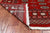 Red 5' 7" X 7' 9" Silky Bokhara Hand Knotted Wool Rug - Q24665