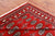 Red 5' 7" X 7' 9" Silky Bokhara Hand Knotted Wool Rug - Q24665