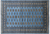 Blue 5' 6" X 7' 10" Silky Bokhara Hand-Knotted Wool Rug - Q24672