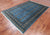 Blue 5' 6" X 7' 10" Silky Bokhara Hand-Knotted Wool Rug - Q24672
