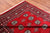 Red 5' 6" X 7' 10" Silky Bokhara Hand Knotted Wool Rug - Q24674