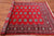 Red 5' 6" X 7' 10" Silky Bokhara Hand Knotted Wool Rug - Q24674