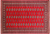 Red 6' 2" X 9' 0" Silky Bokhara Hand Knotted Wool Rug - Q24675