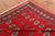 Red 6' 2" X 9' 0" Silky Bokhara Hand Knotted Wool Rug - Q24675