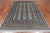 Grey 6' 1" X 9' 2" Silky Bokhara Handmade Wool Rug - Q24676