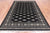 Black 5' 11" X 8' 10" Silky Bokhara Handmade Wool Rug - Q24678