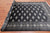 Black 5' 11" X 8' 10" Silky Bokhara Handmade Wool Rug - Q24678