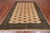 Beige 6' 2" X 9' 1" Silky Bokhara Hand Knotted Wool Rug - Q24680