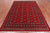 Red 6' 2" X 8' 9" Silky Bokhara Hand-Knotted Wool Rug - Q24681