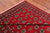 Red 6' 2" X 8' 9" Silky Bokhara Hand-Knotted Wool Rug - Q24681
