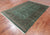 Green 6' 0" X 8' 8" Silky Bokhara Handmade Wool Rug - Q24682