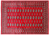Red 6' 2" X 8' 8" Silky Bokhara Hand Knotted Wool Rug - Q24688