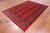 Red 6' 2" X 8' 8" Silky Bokhara Hand Knotted Wool Rug - Q24688