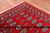 Red 6' 2" X 8' 8" Silky Bokhara Hand Knotted Wool Rug - Q24688