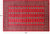 Red 6' 2" X 9' 5" Silky Bokhara Hand-Knotted Wool Rug - Q24690