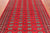 Red 6' 2" X 9' 5" Silky Bokhara Hand-Knotted Wool Rug - Q24690