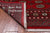 Red 6' 2" X 9' 5" Silky Bokhara Hand-Knotted Wool Rug - Q24690