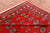 Red 6' 1" X 8' 9" Silky Bokhara Handmade Wool Rug - Q24697