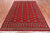 Red 6' 1" X 8' 10" Silky Bokhara Hand-Knotted Wool Rug - Q24698