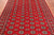 Red 6' 1" X 8' 10" Silky Bokhara Hand-Knotted Wool Rug - Q24698