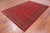 Red 6' 1" X 8' 10" Silky Bokhara Hand-Knotted Wool Rug - Q24698